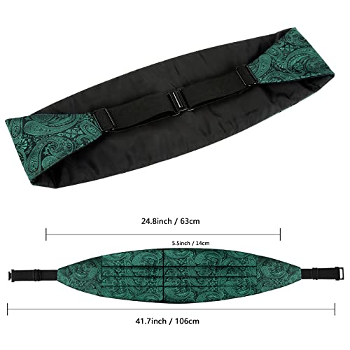 Image of Alizeal Mens Paisley Adjustable Bow Tie Set