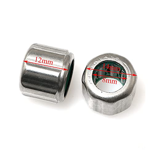 Pzrt 2Pcs Needle Roller Bearings Hf081412 Miniature Bearings One Way Bearings Special Bearings For Banknote Counters #TOP1