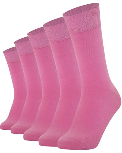 Chaussettes rose Mysocks pour hommes et femmes lot de 5 paires confortables