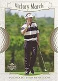 2001 Upper Deck Golf #159 Padraig Harrington Victory March Official Trading Card