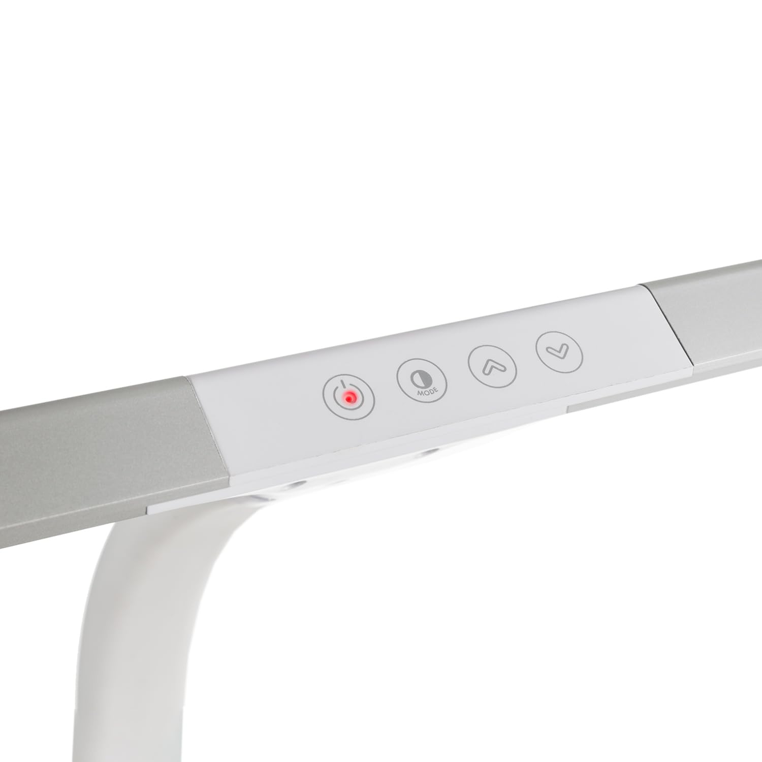 FeinTech Lampe de Bureau Pince LED 50 cm Blanc-argent LTL00310E