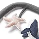 Ergobaby Evolve Bouncer Spielbogen, Zubehör für die Ergobaby 3-in-1 Babywippe Babyschaukel für Neugeborene ab Geburt, Ocean Wonders - Charcoal