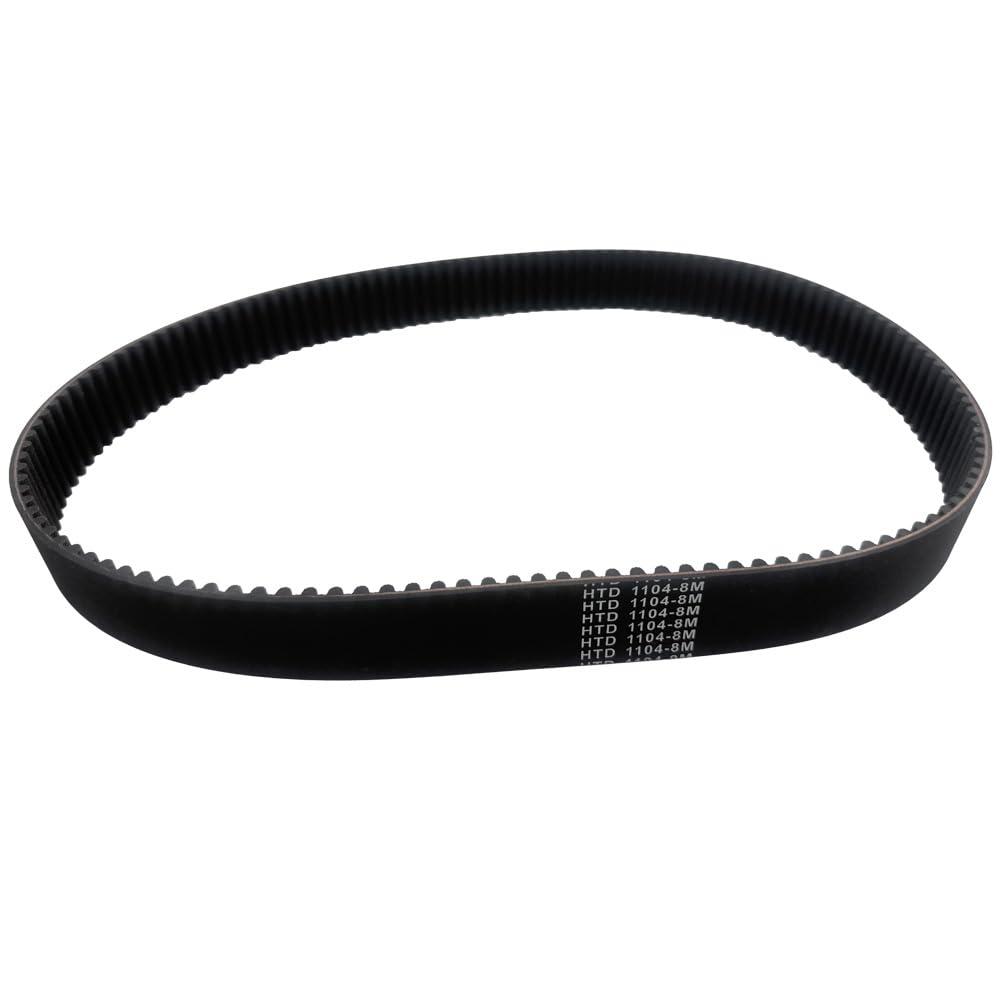 Drive Belt BDL-138K 138 Tooth 8mm 41mm Compatible with Harley Davidson 1962-93 Dyna Low Rider Softail Fat Bob FL FS Electra Super Glide w/ 68-Tooth Rear 45-Tooth Front Pulley Motorcycle