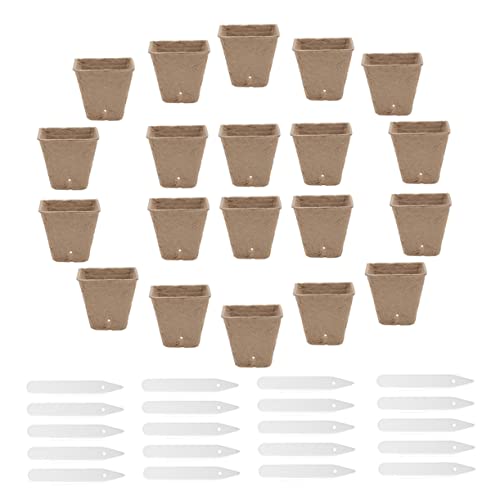 Sosoport 1 Set Planter Garden Germination Nursery Pots for Succulent Planting Excellent Air Permeability and Durable