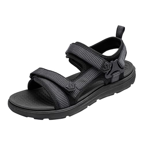 Men's Hiking Sandals Sports Lightweight Waterproof Beach Slides Arch Support Open Toe Mens Memory Foam Sandals