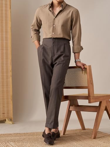 Men's Casual Linen Pants Beach Summer Pant Lightweight Linen Trousers Suit Pants3