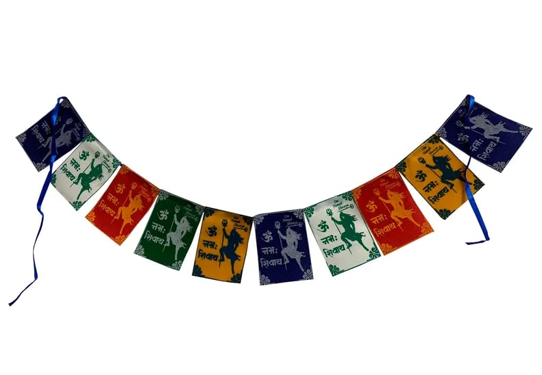 LOTSFUT Handmade Tibetan Om Namah Shivaya Shiva Mantra Meditation Healing Prayer Flags (B0C15GS394) Amazon Price History, Amazon Price Tracker