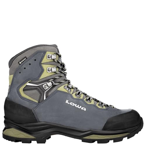 LOWA Stiefel mittel CAMINO EVO GTX stahlblau/kiwi, 44