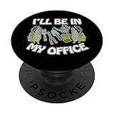 sarò nel mio ufficio a innaffiare le piante, il giardino e i popsockets popgrip intercambiabile