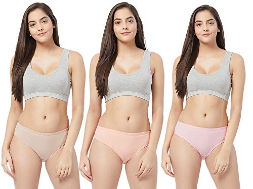 Image of Fruit of the Loom Women's Bikini(Colors and Prints May Vary) (Pack of 3)