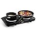 Price comparison product image VonShef Hot Plate, Portable and Compact Electric Hob with Temperature Control for Home, Camping, Caravanning Table Top Cooking  Double 2500W
