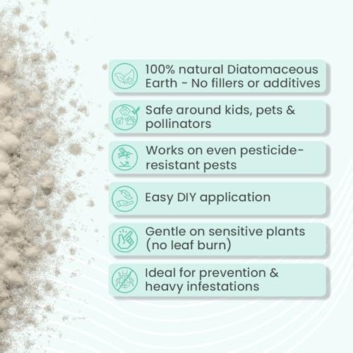 Image of IFFCO Urban Gardens - Diatomaceous Earth Powder 1.6kg - 100% Natural, Doctor Diatom for Pest Control - Chemical Free Insect Repellent Powder for Home & Garden - Safe for Pets, Kids & Edible Plants