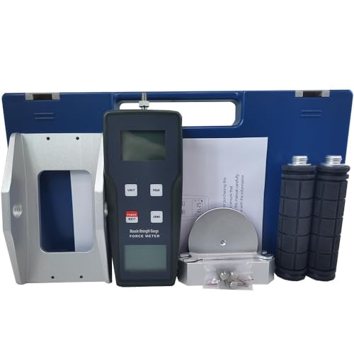 デジタル筋力計 筋力測定器 筋力テスター と 測定範囲 ±50kgf ±490N ±110Lbf 測定精度 ±0.5%FS±1桁ピーク値 単位変換機能 測定可能値 ピーク値 瞬時値