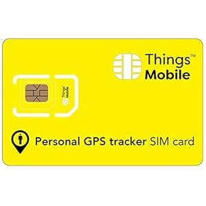 Simkaart voor PERSONAL GPS Tracker Things Mobile met wereldwijde dekking en multi-operator GSM / 2G / 3G / 4G LTE netwerk zonder vaste kosten, zonder vervaldatum en concurrerende kosten, incl. € 10