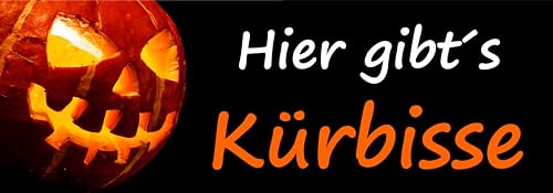 Banner 200 x 70 cm Kürbisse Helloween