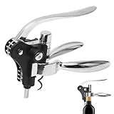 CEWROM Professioneller Korkenzieher aus Zinklegierung, Hebelkorkenzieher, Korkenzieher Wein Geschenkset Flaschenöffner, für alle Arten von Korken, Geschenk für Männer und Frauen