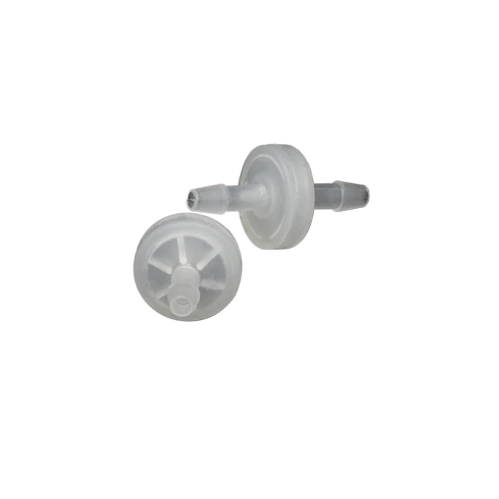 LEOTNNDQ Plastic One-Way Non-Return Pagoda Inline Fluids Check Valve 3 4 6 8 10 12mm 1pcs(Transparent-12mm)