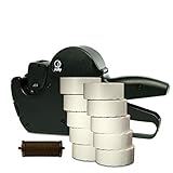 Lieferumfang: 1 Jolly C8 inkl. 10 Rollen (= 15.000 HUTNER Etiketten) 26x12 (Breite x Höhe in mm) | 1 Farbrolle | Auszeichnungsgerät