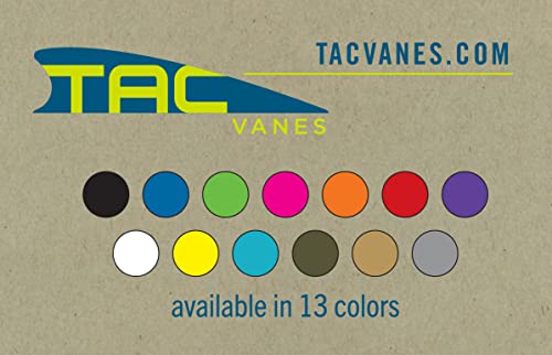 Tac Vanes 2.75" Driver Hybrid Vanes, Green Vanes, Pack Of 36, Vanes For Archery Bowhunting And Recreational Shooting #TOP1