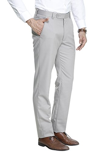Image of MANQ Men's Slim Fit Formal Trousers