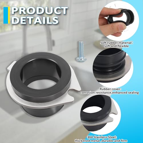 ๐ฎ๐ฌ๐ฎ๐ฏ ๐๐๐๐๐ผ๐ฟ๐ 75499 Flex Coupler Garbage Disposal Replacement Parts Compatible with Insink-erator, Flexible Discharge Anti-Vibration Tailpipe Mount Coupling Replaces Part Number 74085