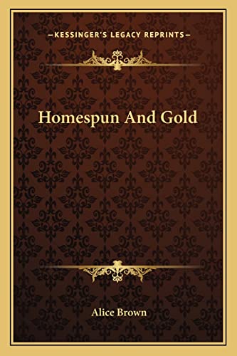 Homespun And Gold