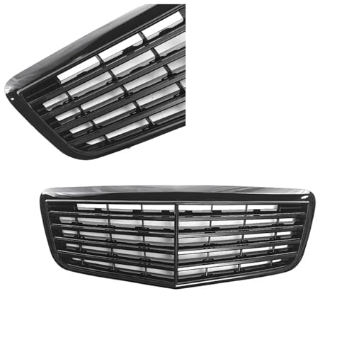Grille de pare-chocs avant compatible Classe E W211 E200 E280 E350 calandre noir - 5