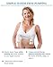 Rumina Hands Free Classic Pump&Nurse Adjustable Nursing Bra for Pumping. Ideal for Breastfeeding Pumps by Spectra, Medela, Lansinoh, etc., Nude XL