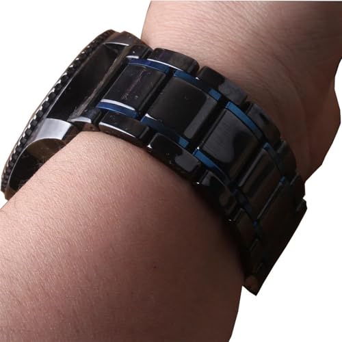 Correa de reloj de cerámica negra perfecta para transformar tu estilo formal e informal 7