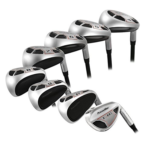 Los-hombres-de-golf-Powerbilt-EX-550-hibrida-hierro-conjunto-que-incluye-4-5-6-7-8-9-PW-SW-Regular-Flex-Graphite-diestros-nuevo-rescate-utilidad-clubes