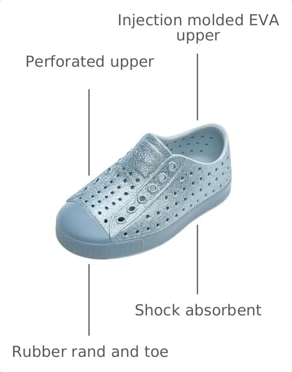 Image of Native Shoes Unisex-Kids Jefferson Bling Sneakers