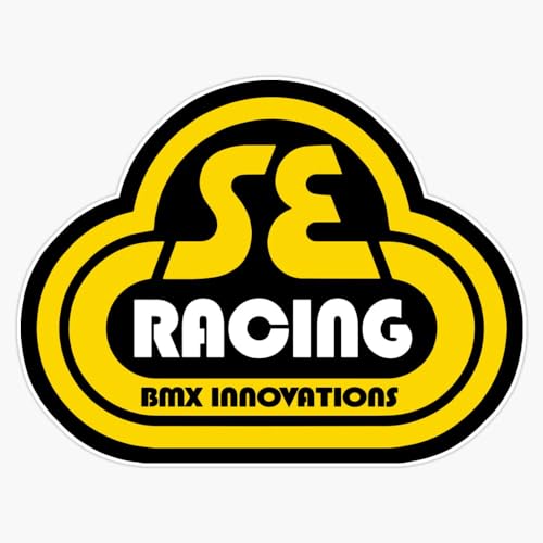 SE BMX Racing Yellow Black Window Water Bottle Bumper Sticker Decal 5