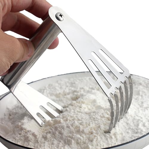 Mezclador de - Cortador de Pastelería de Acero Inoxidable | Mezclador de Harina Resistente para Cocina y Repostería | Batidor Fuerte para Tartas, Pasteles y Pasta Mezclador de - Cortador de Pastelería de Acero Inoxidable | Mezclador de Harina Resistente para Cocina y Repostería | Batidor Fuerte para Tartas, Pasteles y Pasta