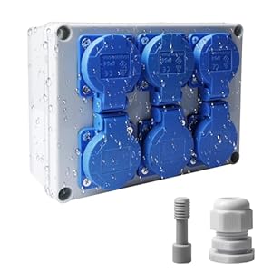 Leikurvo JL778 Panel Wyłączników 6x230V IP44