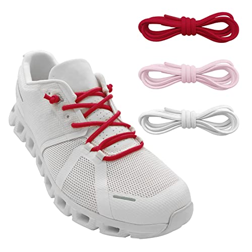 Image of 3 Pairs Elastic No Tie Shoe Laces, Stretch Bungee Laces