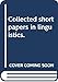 Collected Short Papers In Linguistics