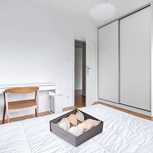 Cabilock 7 2 Pcs Meia Cueca Organizador Divisores E 24 Tecido Celular Dobrável Gabinete Closet Organ