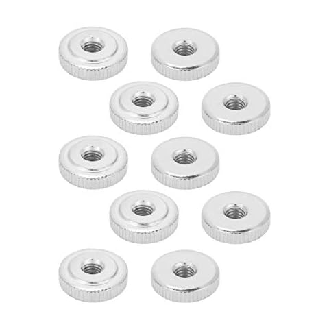 10/5/2/1 x Rändelmutter M3 M4 M5 M6 M8 M10 Nurled Thumb Nuts aus Kohlenstoffstahl(M5(10pcs)) Cover