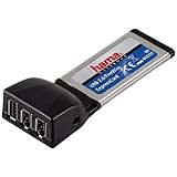 für alle PC-Express-Card-kompatiblen Notebooks (34 mm) zur Erweiterung der vorhandenen USB-2.0und Firewire-1394a-Schnittstellen