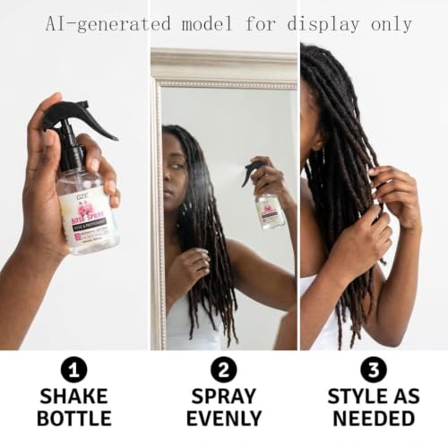 Spray Capilar de Agua de Rosas para Locs y Twists miniatura 3
