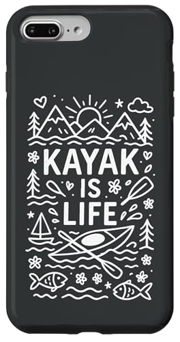 Kayak Canoes-Boat Kayaking, JbN tBbVO JbN V[JbN ނ JbN X}zP[X iPhone 7 Plus/8 Plus p