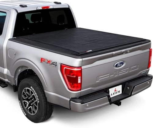 LEER SR250 Soft Rolling Tonneau Cover, Fits 2015-2026 Ford F150 with 5'6" Truck 