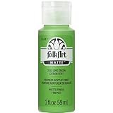 FolkArt Acrylic Paint in Assorted Colors (2 Ounce), 2553 Lime Green