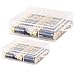 Whizzotech AA and AAA Battery Storage Case Holder Organizer Box (24 AA + 24 AAA)