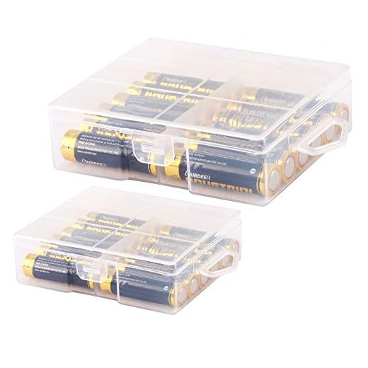 Whizzotech AA and AAA Battery Storage Case Holder Organizer Box (24 AA + 24 AAA)