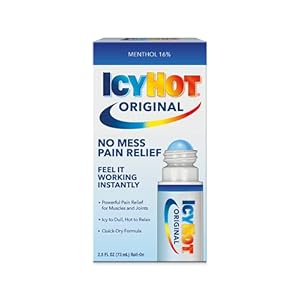 Icy Hot Original Medicated Pain Relief Liquid with No Mess Applicator, 2.5 Fluid Ounces