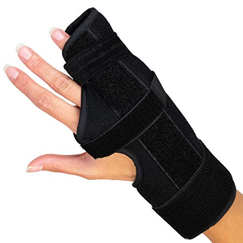 Boxer Splint (Right)- Large Metacarpal Splint for Boxers Fracture, 4th or 5th Finger Break, All Sizes Available, Left or Right, by American Heritage Industries 