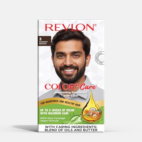 Image of Revlon Color'n Care Nourishing Permanent Hair Color for Men- 3.0 Darkest Brown