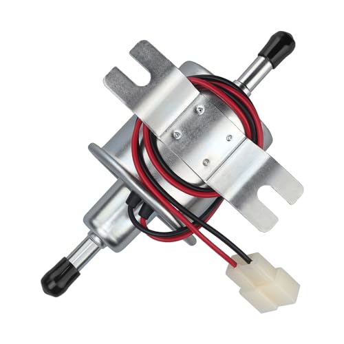 Image of Electric Fuel Pump 12V Universal Low Pressure 12 Volt Transfer Inline Fuel Pump for Lawn Mower Carburetor Motorcycle ATV Trucks Boats Gas Diesel Engine 3-6PSI HEP-02A