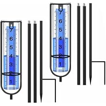 TBWHL Plastic Rain Gauge Replacement Tube – 7 Inch, Easy-to-Read, Freeze Proof, Model LX01